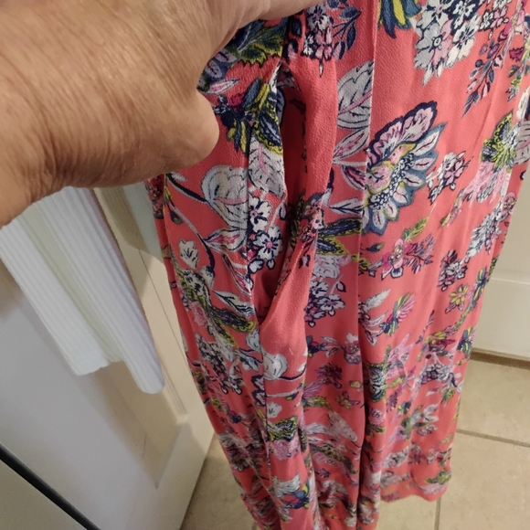 3893 Size XXL Floral Pink Scope Brand Jumpsuit. - Picture 3 of 6